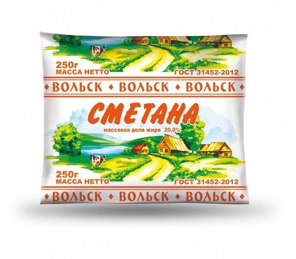 Сметана термостатная (250 гр.)
