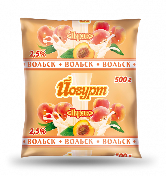 Йогурт с ароматом персика